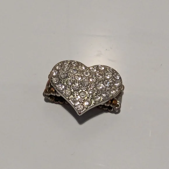 Heart Rhinestone Ring - Picture 2 of 3